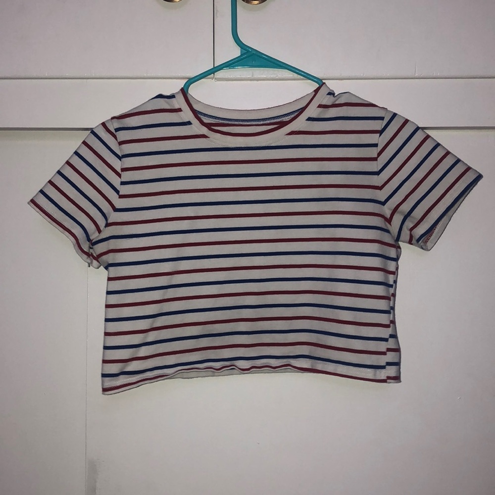 Striped crop top